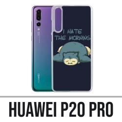 Coque Huawei P20 Pro - Pokémon Ronflex Hate Morning