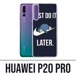 Huawei P20 Pro Hülle - Pokémon Ronflex Mach es einfach später