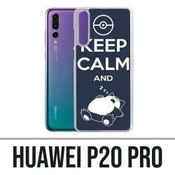Funda Huawei P20 Pro - Pokémon Ronflex Mantenga la calma