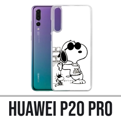 Funda Huawei P20 Pro - Snoopy Negro Blanco