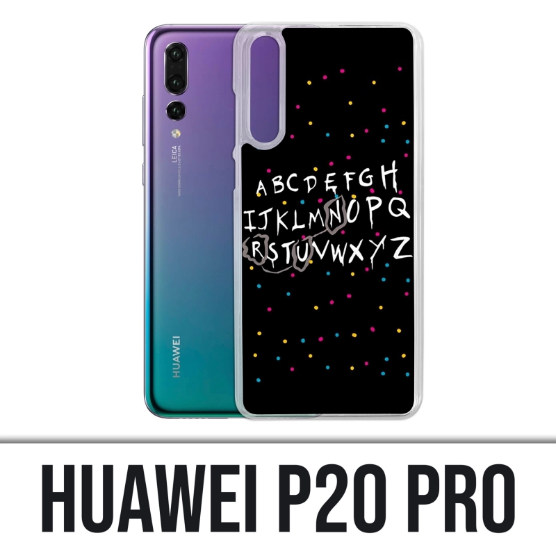 Huawei P20 Pro Case - Stranger Things Alphabet