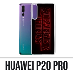 Coque Huawei P20 Pro - Stranger Things Logo