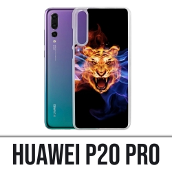 Custodia Huawei P20 Pro - Tiger Flames