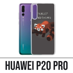 Coque Huawei P20 Pro - To Do List Panda Roux