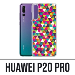 Custodia Huawei P20 Pro - Triangolo multicolore