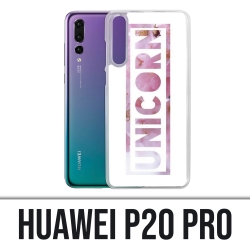 Huawei P20 Pro Case - Einhorn Blumen Einhorn