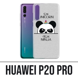 Coque Huawei P20 Pro - Unicorn Ninja Panda Licorne
