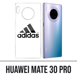 Coque Huawei Mate 30 Pro - Adidas Logo Blanc