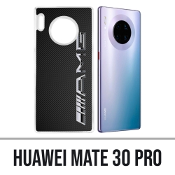 Huawei Mate 30 Pro case - Amg Carbone Logo