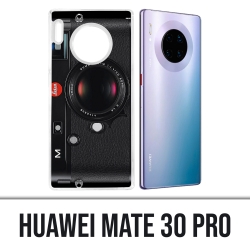Custodia Huawei Mate 30 Pro - Fotocamera vintage nera