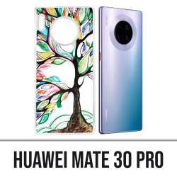 Huawei Mate 30 Pro Case - Mehrfarbiger Baum