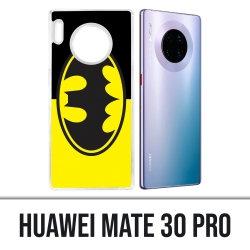 Funda Huawei Mate 30 Pro - Batman Logo Classic Amarillo Negro