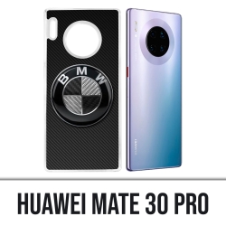 Coque Huawei Mate 30 Pro - Bmw Logo Carbone