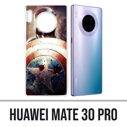 Coque Huawei Mate 30 Pro - Captain America Grunge Avengers