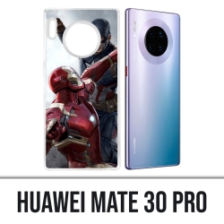 Huawei Mate 30 Pro Case - Captain America gegen Iron Man Avengers