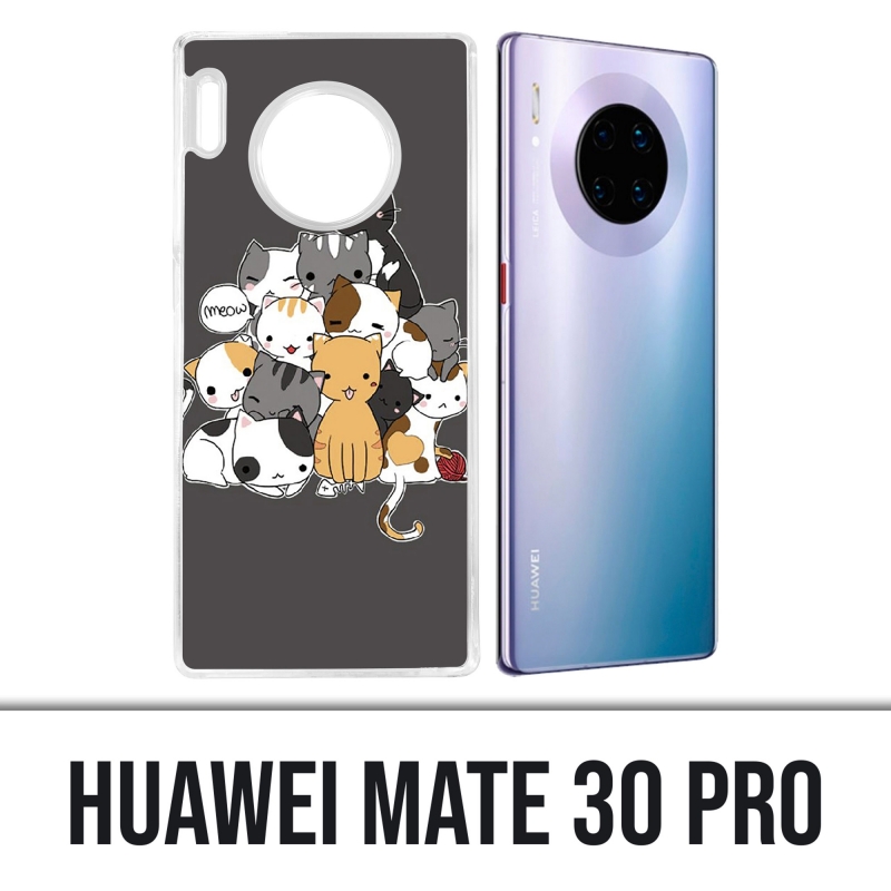 Huawei Mate 30 Pro Case - Chat Meow