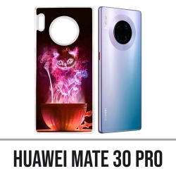 Coque Huawei Mate 30 Pro - Chat Tasse Alice Au Pays Des Merveilles