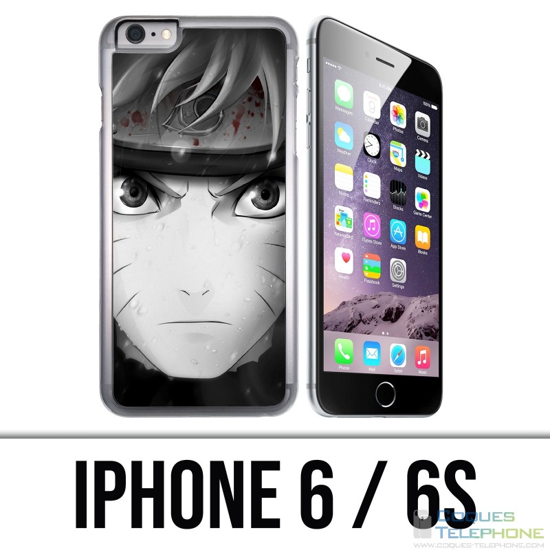 Coque iPhone 6 / 6S - Naruto Noir Et Blanc