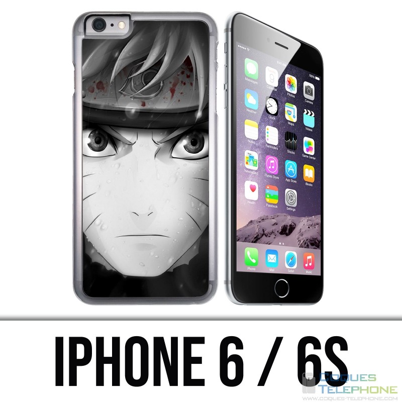 Funda para iPhone 6 / 6S - Naruto en blanco y negro