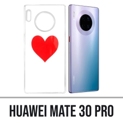 Custodia Huawei Mate 30 Pro - Cuore rosso