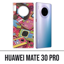 Huawei Mate 30 Pro Hülle - Retro Vintage Konsolen