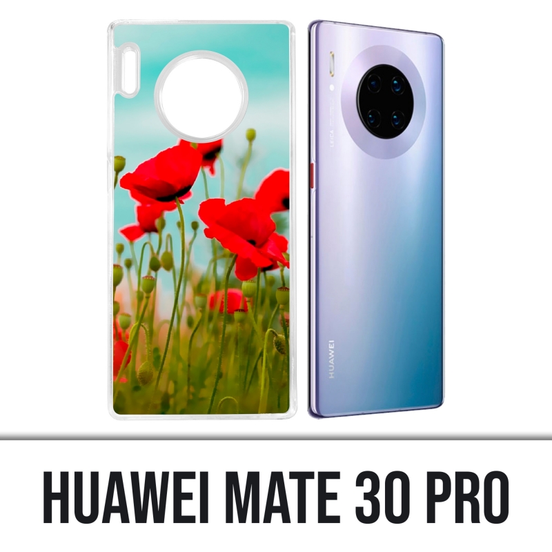 Huawei Mate 30 Pro case - Poppies 2