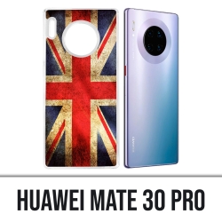 Coque Huawei Mate 30 Pro - Drapeau Uk Vintage
