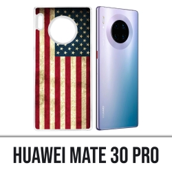 Coque Huawei Mate 30 Pro - Drapeau Usa