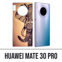 Coque Huawei Mate 30 Pro - Éléphant Aztèque Vintage