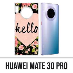 Coque Huawei Mate 30 Pro - Hello Coeur Rose