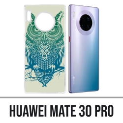 Coque Huawei Mate 30 Pro - Hibou Abstrait
