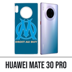 Coque Huawei Mate 30 Pro - Logo Om Marseille Big Fond Bleu