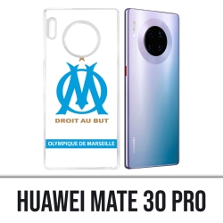 Custodia Huawei Mate 30 Pro - Om Marseille Logo bianco