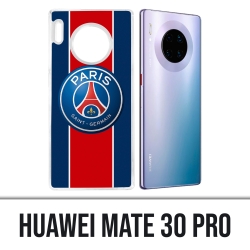 Coque Huawei Mate 30 Pro - Logo Psg New Bande Rouge