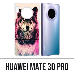 Coque Huawei Mate 30 Pro - Loup Triangle