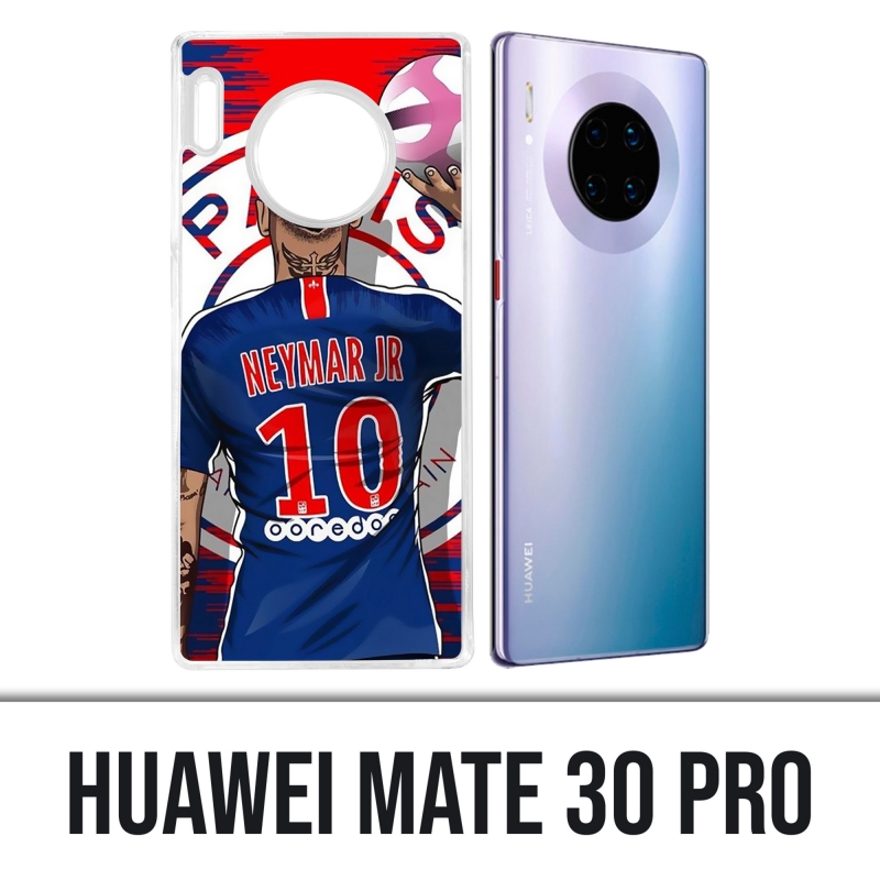 Funda Huawei Mate 30 Pro - Neymar Psg Cartoon