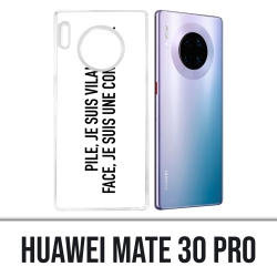 Coque Huawei Mate 30 Pro - Pile Vilaine Face Connasse