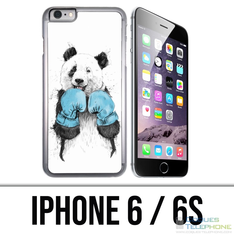 Coque iPhone 6 / 6S - Panda Boxe