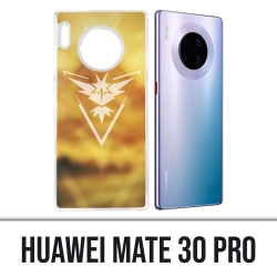 Custodia Huawei Mate 30 Pro - Pokémon Go Team Giallo Grunge