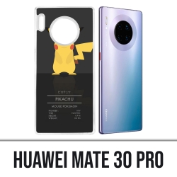 Huawei Mate 30 Pro Hülle - Pokémon Pikachu Id Card