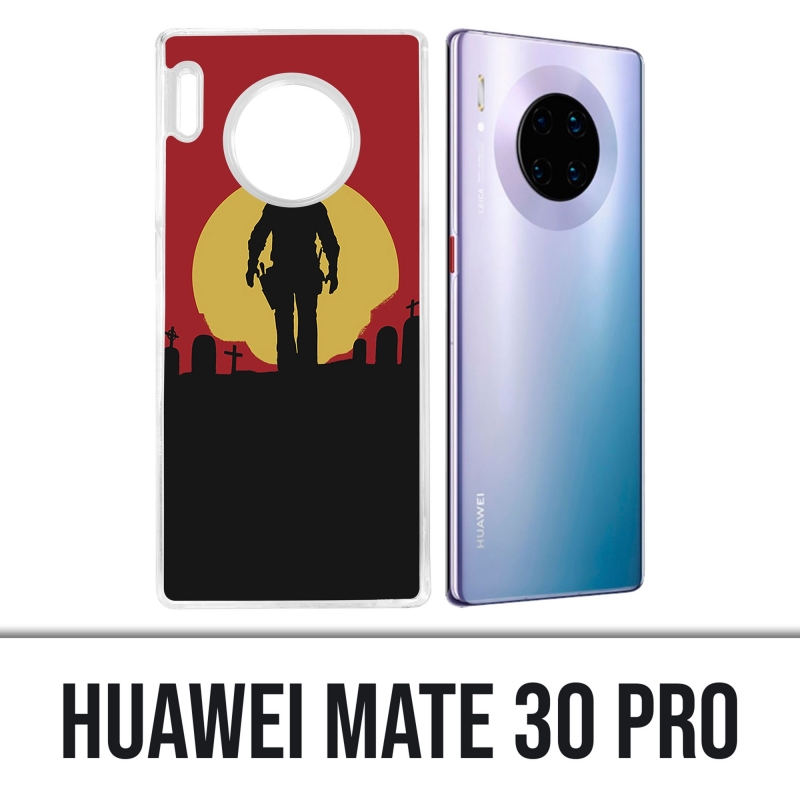 Huawei Mate 30 Pro case - Red Dead Redemption Sun