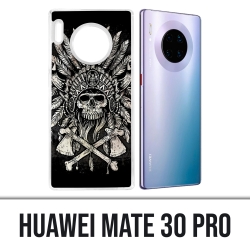 Huawei Mate 30 Pro case - Skull Head Feathers