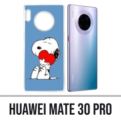 Huawei Mate 30 Pro case - Snoopy Heart