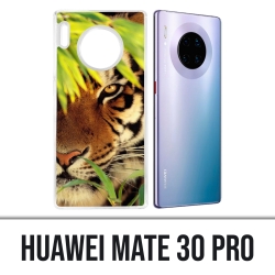 Coque Huawei Mate 30 Pro - Tigre Feuilles