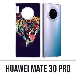 Funda Huawei Mate 30 Pro - Tiger Painting