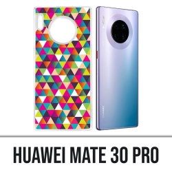 Huawei Mate 30 Pro case - Multicolored Triangle