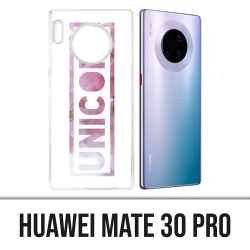 Coque Huawei Mate 30 Pro - Unicorn Fleurs Licorne