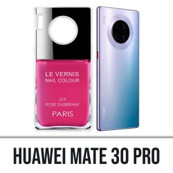 Coque Huawei Mate 30 Pro - Vernis Paris Rose