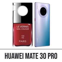 Custodia Huawei Mate 30 Pro - Vernice Paris Rouge