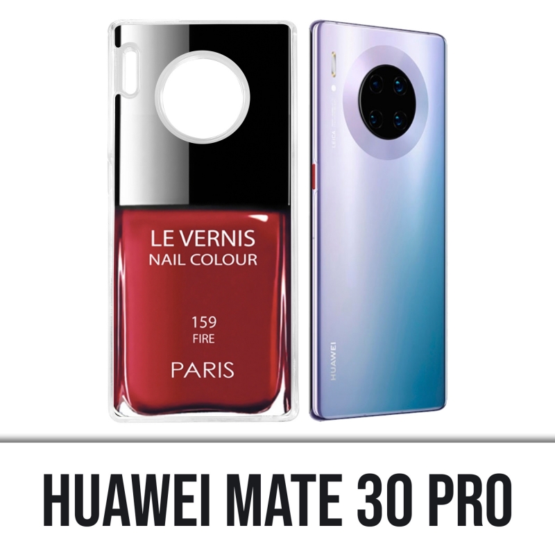 Coque Huawei Mate 30 Pro - Vernis Paris Rouge